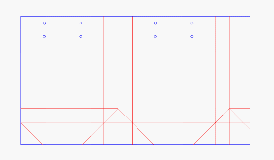 paper handbag box template