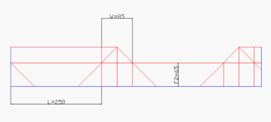 paper handbag dieline template