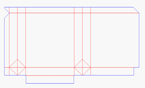 paper handle bag box template